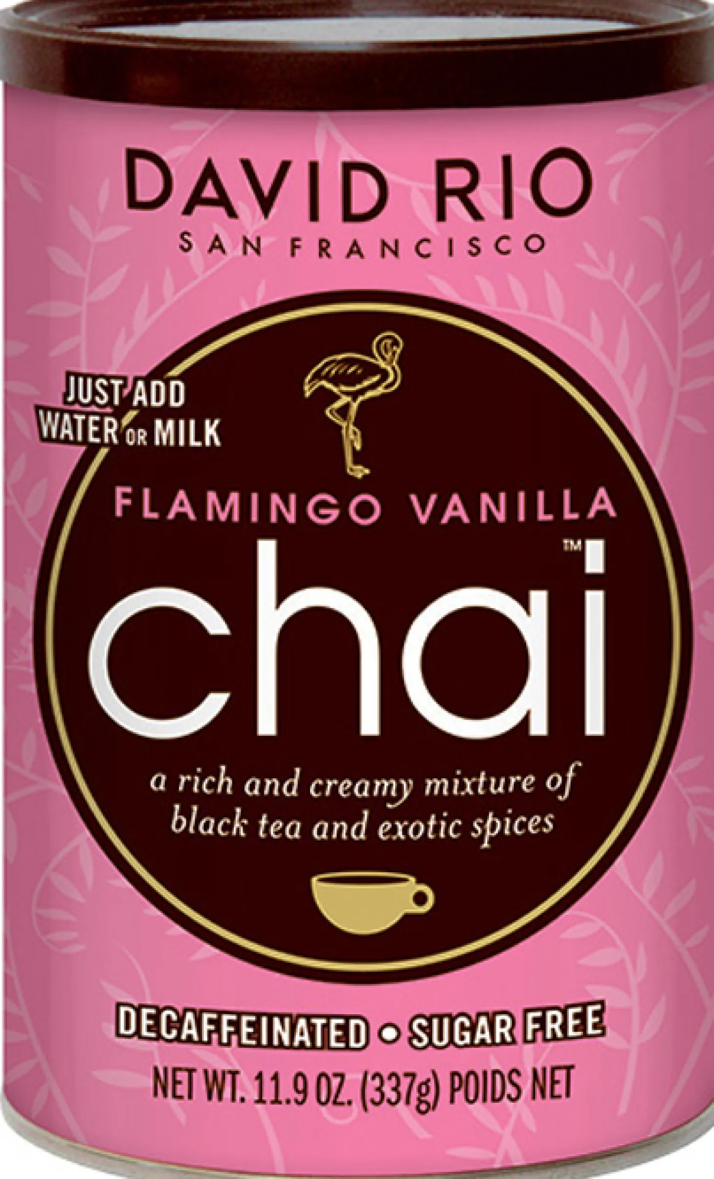 David Rio Flamingo Vanille Sugar Free Decaf.