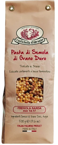 Fregola sarda tostata - Hartweizengrieß-Kügelchen, geröstet