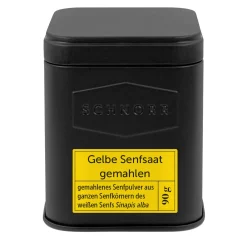 Gelbe Senfsaat gemahlen