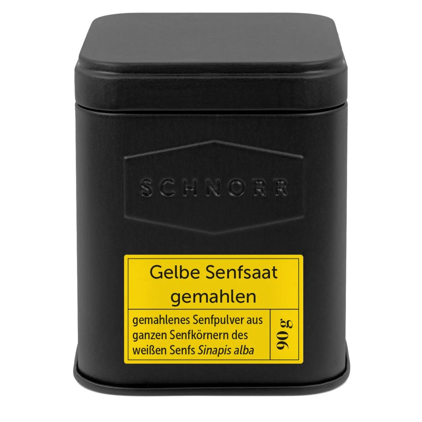 Gelbe Senfsaat gemahlen