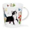 Lomond Floral Cats Black & White 0,32L - Dunoon