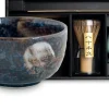 Matchaset Ansen - Bowl, Chasen, Chashaku, Besenhalter